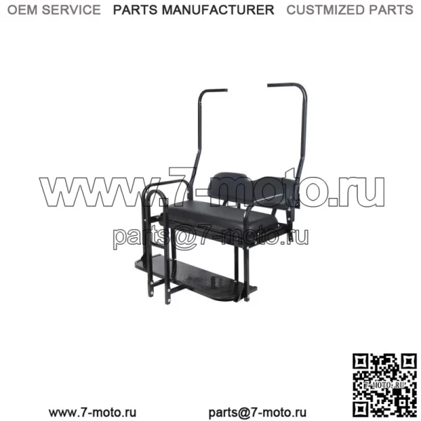 Для Club Car DS Golf Cart 1982-2000 годов, комплект складного заднего сиденья с поручнем
