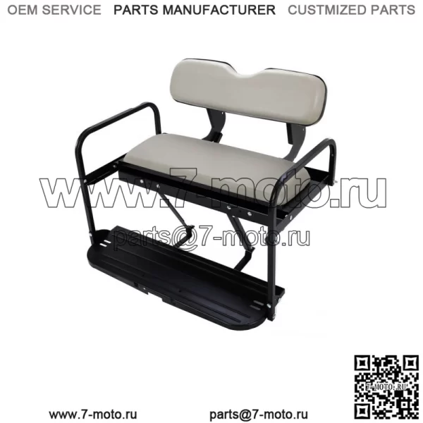 Для Yamaha G14 G16 G19 G22 Golf Cart комплект заднего сиденья складной Off-White