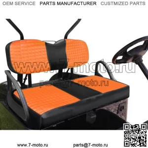 Набор из 4 чехлов на передние и задние сиденья для Yamaha Drive/Drive 2 2007+ Golf Cart, оранжевый