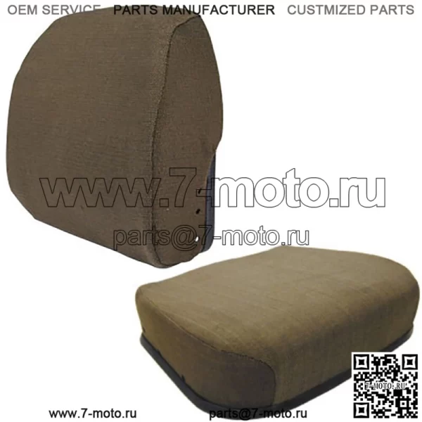 Комплект подушек спинки и нижней части сиденья подходит для John Deere 4050, 4250, 4450, 4650, 4850, 8450, 86