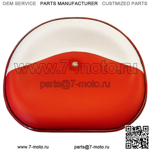 357518R92 Сиденье в сборе, красный, белый Подходит для FARMALL Подходит для Cub CHM 300 350 400