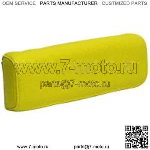 R0997 Спинка сиденья, желтый винил — подходит для John Deere 40, 320, 435, 1010, M, MT +