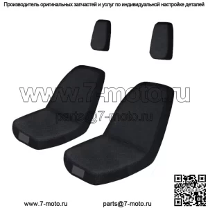 Черные чехлы на сиденья UTV для Yamaha Rhino 450 Rhino 660 Rhino 700 2004-2013 (подходит: Yamaha Rhino 660)