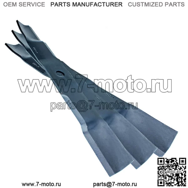 Оригинальное оборудование John Deere, 3 ножа #M168223