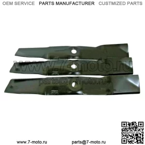 3 лезвия подходят для JOHN DEERE UC22010 54" C ДЕКИ ЗАМЕНЯЮТСЯ, ПОДХОДЯТ ДЛЯ НЕСКОЛЬКИХ
