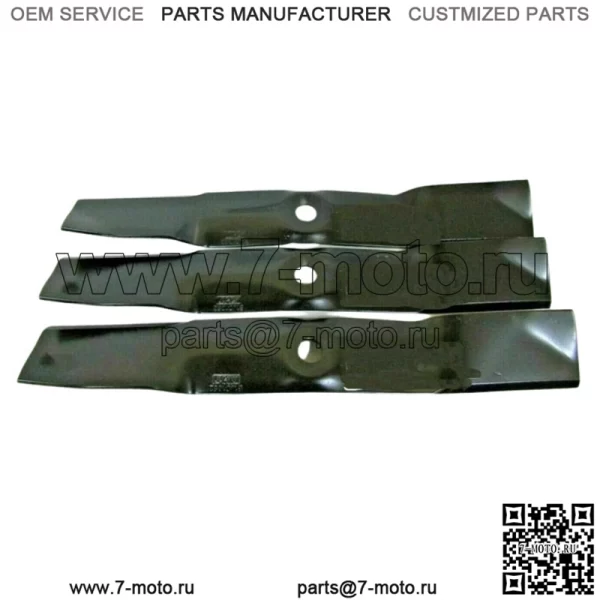 3 лезвия подходят для JOHN DEERE UC22010 54" C ДЕКИ ЗАМЕНЯЮТСЯ, ПОДХОДЯТ ДЛЯ НЕСКОЛЬКИХ