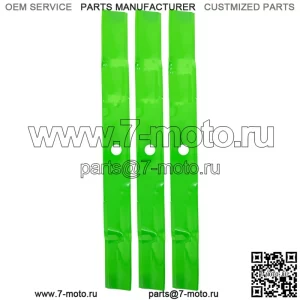 Газонный нож для John Deere Z997R Z970R 72-дюймовая дека M142514 для мульчирования, 3 шт.
