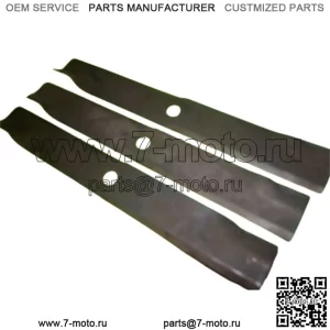 НОВЫЙ НАБОР ИЗ 3 МУЛЬЧИРУЮЩИХ ЛЕЗВИЙ ДЛЯ HUSQVARNA / YAZOO KEES 539101485, 3 УПАКОВКИ P7D