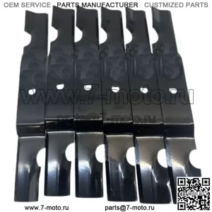 Набор из 6 новых мульчирующих ножей для Wright Mfg.Stander для деки шириной 52 дюйма 330-874