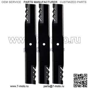 Oregon 396-712 Gator G6 Blades Woods Bush Hog Grasshopper 223 225 61 дюйм, комплект из 3 шт.