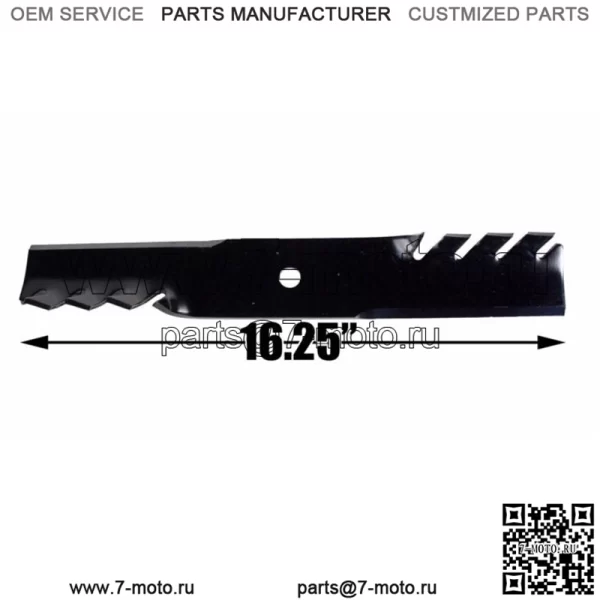 3 лезвия мульчирующей косилки с зубцами Gator подходят для Gravely ZT 00273000 04919100 48-дюймовой деки - Image 4