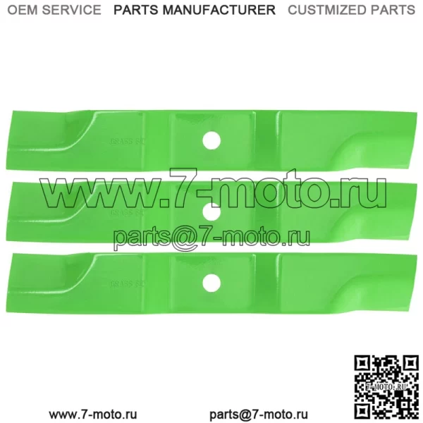 Лезвие газонокосилки для Gravely 42 XL ZT ZTX 030000 915255 59999, 3 шт. - Image 2