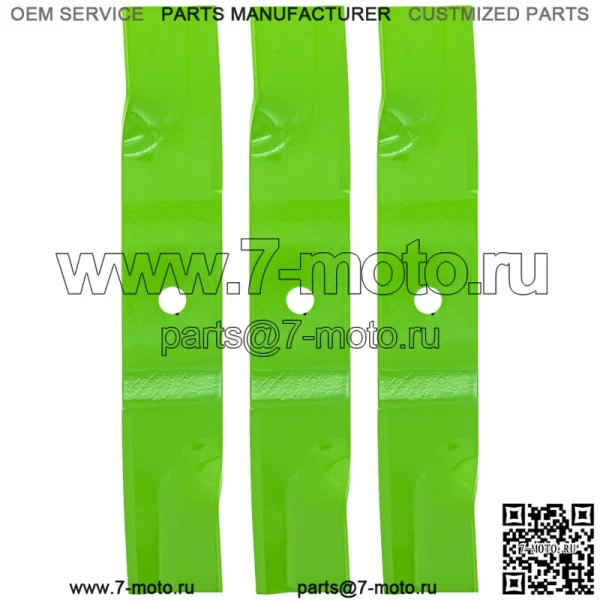 Газонное лезвие для Gravely Ariens Zoom 42 Inch Deck 02961600 High Lift, 3 шт.