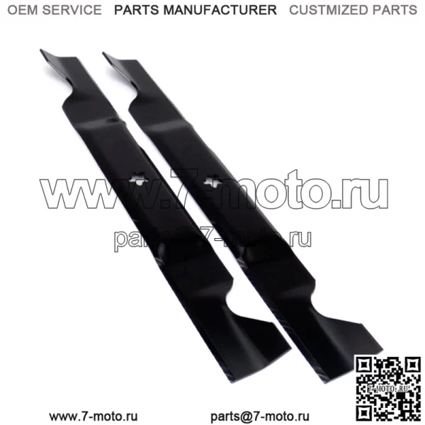 (2) Лезвия газонокосилки подходят для Husqvarna Craftsman 46 дюймов 532405380 Ariens 2154661