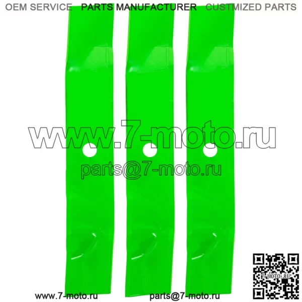 Газонное лезвие для Ariens Gravely Zoom 40-дюймовая дека 00272800 Мульчирование, 3 шт.