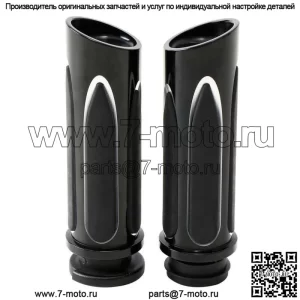 25 мм электрические ручки с ЧПУ для Harley Softail Slim Fat Boy FLSTF