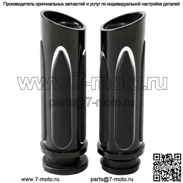 25 мм электрические ручки с ЧПУ для Harley Softail Slim Fat Boy FLSTF