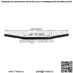 1-дюймовый руль, подходящий для Harley Softail Sportster XL883 1200 Dyna Low Rider
