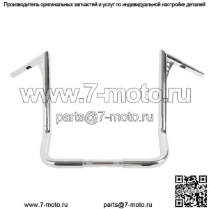 Руль Ape Hanger Bar, 1,25 дюйма, 18 дюймов, подходит для Harley Touring FLHT FLHTC Baggers (для: Harley-Davidson)