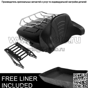 Крепление на спинку багажника 10,7 дюйма, подходит для Harley Tour Pak Road Glide 14-23 (для: Harley-Davidson)