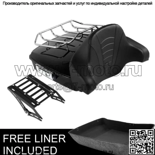 Крепление на спинку багажника 10,7 дюйма, подходит для Harley Tour Pak Road Glide 14-23 (для: Harley-Davidson)