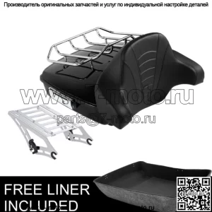 10,7-дюймовая стойка на спинку багажника, подходящая для Harley Tour Pak Touring 2014-2023 (для: Harley-Davidson)