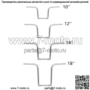 10/12/14/18 "1-1/4" вешалка для руля Ape подходит для Harley FLST FXST Sportster XL (для: Harley-Davidson)