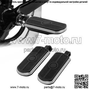 Подножка для ног 10 мм подходит для Harley Touring Street Electra Glide Softail Fatboy (для: Harley-Davidson)