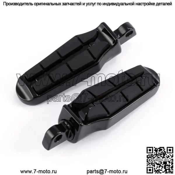 Подножки для ног с мужским креплением 10 мм, подходят для Harley Sportster XL 883 1200, черные (для: Harley-Davidson)