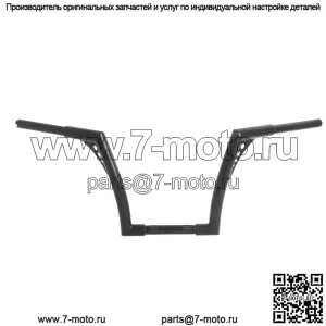 Руль с подвеской Ape 1-1/4 дюйма, 12 дюймов, подходит для Harley FLST FXST Sportster XL883 Custom (для: Harley-Davidson)