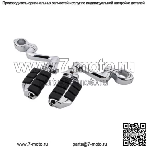 Длинные угловые подножки для шоссе 1-1/4 дюйма, подставка для ног, подходящая для Harley Touring Road Glide (для: Harley-Davidson)