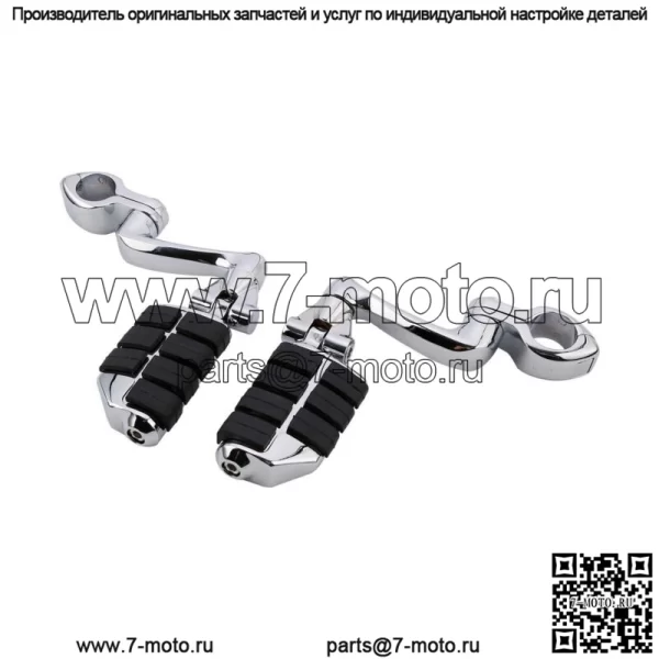 Длинные угловые подножки для шоссе 1-1/4 дюйма, подставка для ног, подходящая для Harley Touring Road Glide (для: Harley-Davidson)