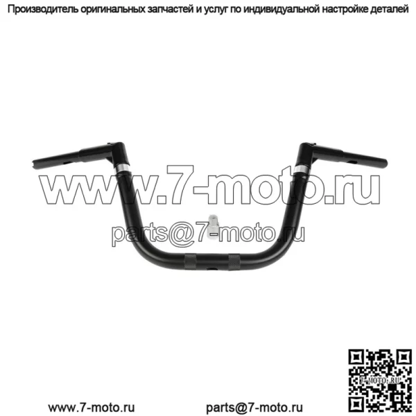 Руль Ape Hanger Bar, высота 12 дюймов, высота 1 1/4 дюйма, подходит для Harley Heritage Softail FLSTC (для: Harley-Davidson)