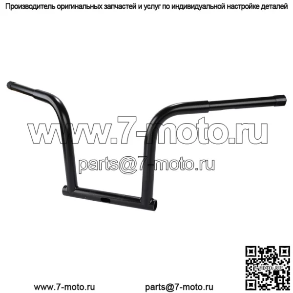 Руль высотой 12 дюймов, высота 1,25 дюйма, подходит для Harley Dyna Low Rider FXLR Wide Glide FXDWG США (для: Harley-Davidson)