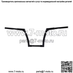 Руль APE с подъемом 12 дюймов подходит для Harley FXST Sportster XL 883 1200 Dyna Lowrider (для: Harley-Davidson)