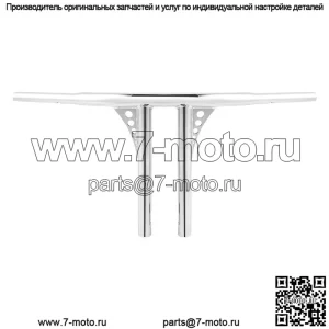 12-дюймовый Т-образный руль с подъемом подходит для Harley Road King Heritage Softail Fatboy Dyna (для: Harley-Davidson)