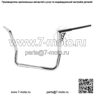 14-дюймовый руль Rise Ape Hanger подходит для Harley Touring Road King Baggers 82-UP 20 (для: Harley-Davidson)