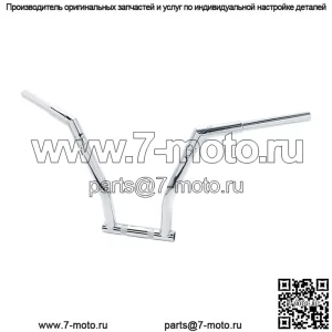 14-дюймовый регулируемый руль 1 1/4 дюйма, подходит для Harley Heritage Softail Fatboy 2000-2017 (для: Harley-Davidson)