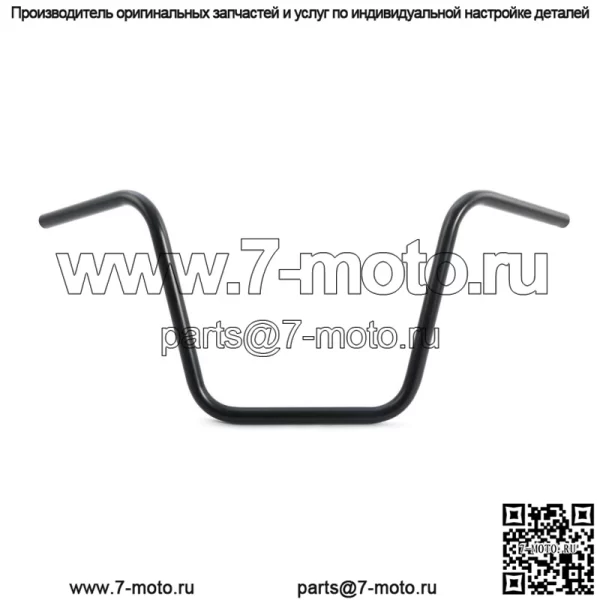 Руль Ape Hanger 14 дюймов с высотой 1 дюйм подходит для Harley Softail Sportster 883 1200 Dyna (для: Harley-Davidson)