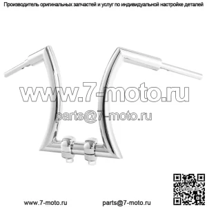 14-дюймовая подставка, 2-дюймовая вешалка для руля, подходит для Harley Sportster XL Road King (для: Harley-Davidson)