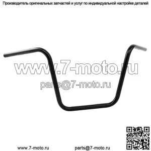 Вешалка Rise Ape 14 дюймов, руль 1 дюйм, подходит для Harley Heritage Softail Sportster, черный (для: Harley-Davidson)