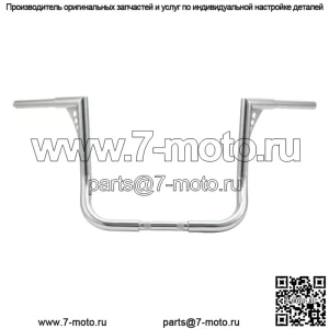 Вешалка Rise Ape 14 дюймов, руль 1,25 дюйма, подходит для Harley Touring Electra Glide Baggers (для: Harley-Davidson)