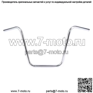Руль с подвеской Ape 16 дюймов, высота 1 дюйм, подходит для Harley Sportster XL883 1200 Softail (для: Harley-Davidson)