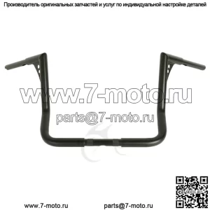 Руль Ape 16 дюймов с высотой 1,25 дюйма подходит для Harley Touring Electra Glide Baggers 82-22 (для Harley-Davidson)