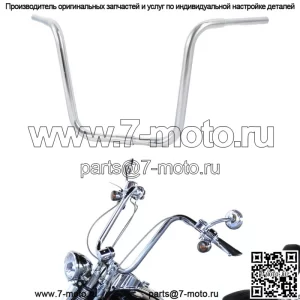 17-дюймовая вешалка APE Fat 1,25 дюйма, руль подходит для мотоцикла Harley Springers (для: Harley-Davidson)