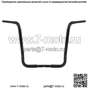 Руль с подвеской Ape 17 дюймов, высота 1-1/4 дюйма, подходит для Harley Touring Electra Glide 82-23 (для: Harley-Davidson)