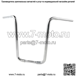 19-дюймовая вешалка Rise Ape, руль 1-1/4 дюйма, подходит для Harley Sportster XL Custom 82-13 12 (для: Harley-Davidson)