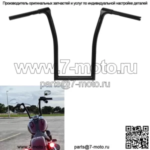 19-дюймовый руль Rise Ape Hanger подходит для Harley Road King 14-23 FLFB FXBR 18-23 19 (для: Harley-Davidson)