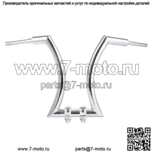 20-дюймовая вешалка Ape, 2-дюймовые стойки руля, подходят для Harley Sportster Road King Dyna (для: Harley-Davidson)