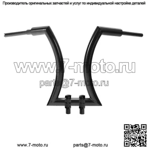 Руль с подвеской высотой 20 дюймов и подставкой 2 дюйма подходит для Harley Road King Softail Fatboy (для: Harley-Davidson)